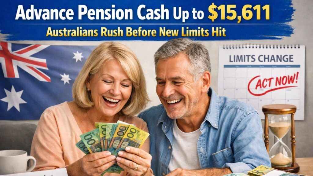 Advance Pension Cash Up to $15,611 in Australia 2026: Why Retirees Are Moving Quickly to Secure Funds