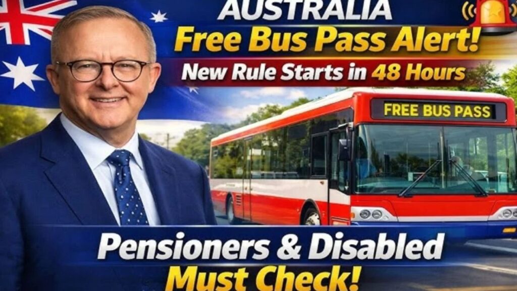 Australia’s New Free Bus Pass Rule Launching in 48 Hours — Who Qualifies and How to Apply
