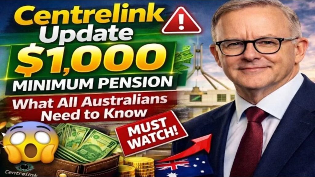 Centrelink Update: $1,000 Minimum Pension — What All Australians Need to Know in 2026