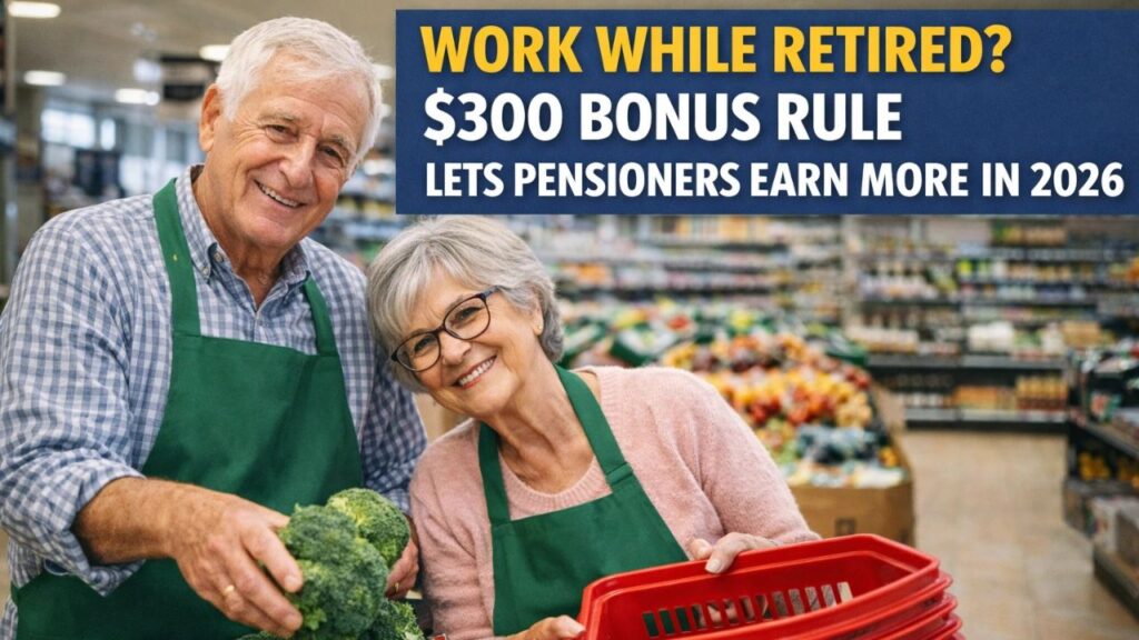 Work While Retired in Australia 2026: How the $300 Work Bonus Rule Helps Pensioners Earn More Without Losing Benefits